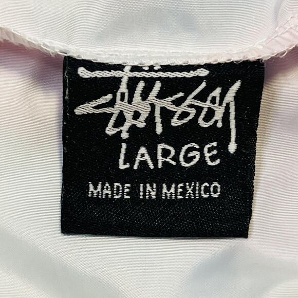 Stussy Jacket Womens Large Multicolor Tie Dye Hooded Windbreaker LA Paris - Picture 5 of 9